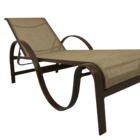 Espreguiçadeira Com Rodas Alumínio Piscina Encosto Regulável