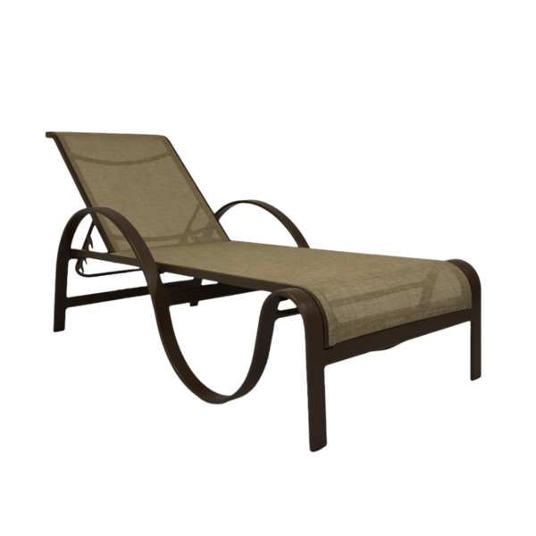 Espreguiçadeira Com Rodas Alumínio Piscina Encosto Regulável