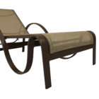 Espreguiçadeira Com Rodas Alumínio Piscina Encosto Regulável