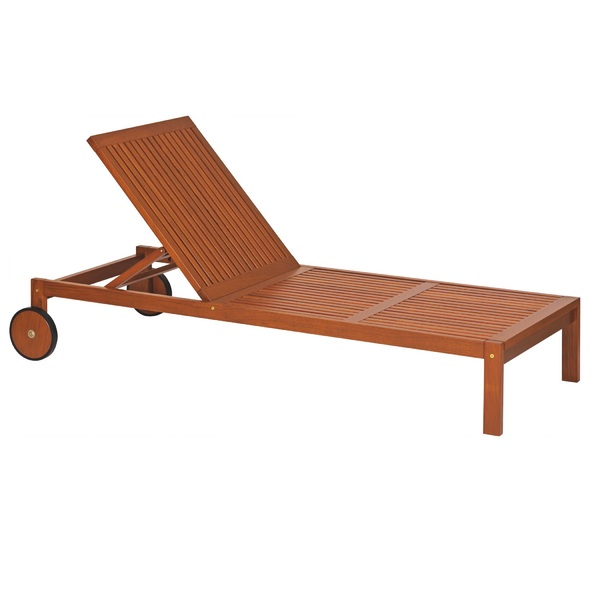 Espreguicadeira Com Rodas De Madeira Jatoba Fitt Eco Blindage