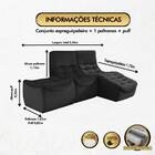 Espreguiçadeira Confort 3 Peças 2,46m