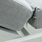 Espreguiçadeira de Alumínio 4 Posições Branca 44,5x211x93,5cm Athena Naterial