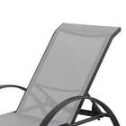 Espreguiçadeira De Alumínio Breeze Cinza Claro