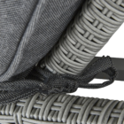 Espreguiçadeira de Alumínio 5 Posições Davos Cinza 92x65x196cm Naterial