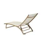 Espreguiçadeira De Alumínio Duna Bege