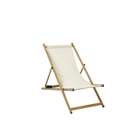 Espreguiçadeira De Alumínio Litoral Bege