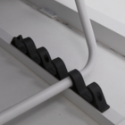 Espreguiçadeira de Alumínio 5 Posições Neptune Cinza 35x75x200cm Naterial