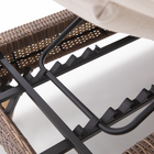 Espreguiçadeira de Alumínio 5 Posições Nerea Bege 95x72x199cm Naterial