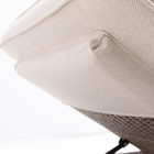 Espreguiçadeira de Alumínio 5 Posições Nerea Bege 95x72x199cm Naterial