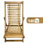 Espreguiçadeira De Madeira E Fios De Aço Maju - Sem Braços Ma