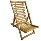 Espreguiçadeira De Madeira E Fios De Aço Maju - Sem Braços Ma