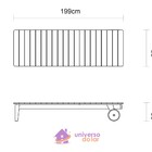 Espreguicadeira De Madeira Muiracatiara Eco Clear