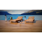 Espreguiçadeira De Madeira Para Jardins E Piscina Alf010