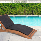 Espreguiçadeira De Madeira Para Piscina Reclinável/desmontáve