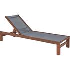 Espreguicadeira De Madeira Tramontina Com Tela Eco Blindage