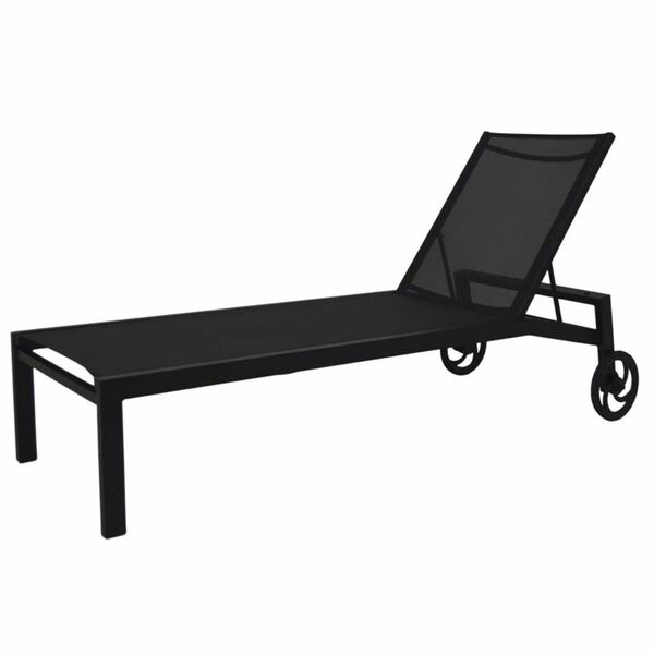 Espreguiçadeira De Piscina Alumínio E Tela Sling Modelo Gaivo