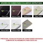 Espreguiçadeira De Piscina Aluminio Tela Sling Reclinável