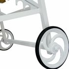 Espreguiçadeira De Piscina Tela Sling Braços De Madeira Model