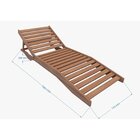 Espreguiçadeira Desmontável Confort Amadeirado