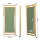 Espreguiçadeira Dobrável Black Envernizada Madeira Maciça - F