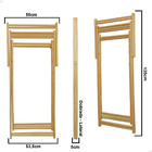 Espreguiçadeira Dobrável Black Envernizada Madeira Maciça - F