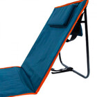 Espreguiçadeira E Esteira Nautika Portátil De Praia Com Almof