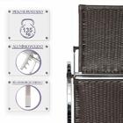 Espreguiçadeira Em Aluminio E Fibra Ipanema Reclinavel 3 Unid