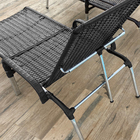 Espreguiçadeira Em Alumínio E Fibra Sintética Para Piscina Ma