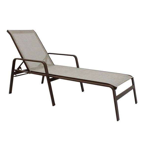 Espreguiçadeira Lótus Premium Tela Slinga E Alumínio De Pisci