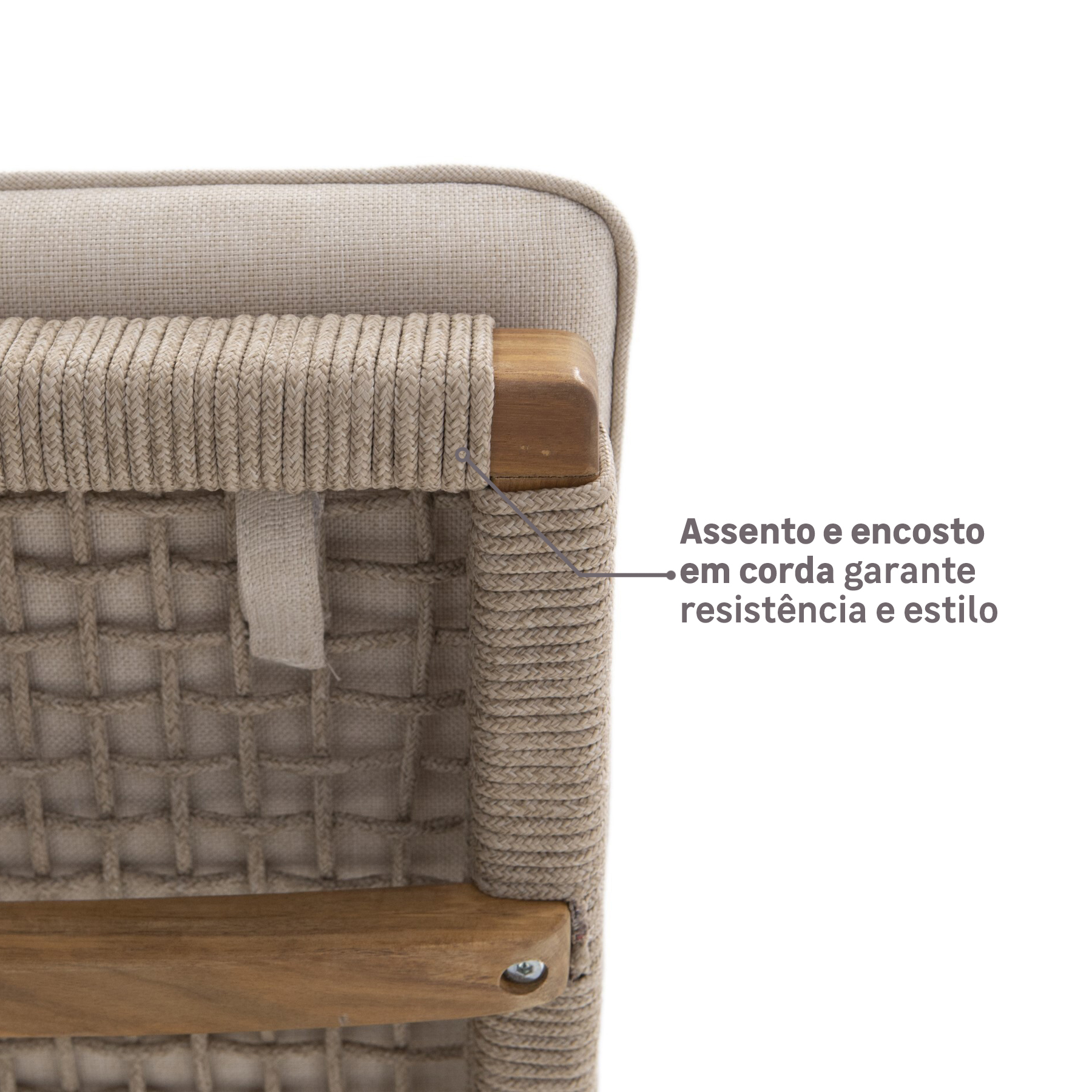 Espreguiçadeira de Madeira 4 Posições Oasis Naterial