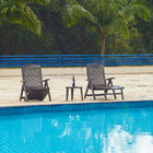 Espreguiçadeira Maresia Dobrável Bronze  31x73x187cm Grosfillex