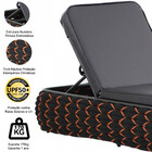 Espreguiçadeira Monique Tricô Náutico Em Alumínio Para Piscin