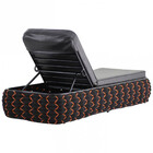 Espreguiçadeira Monique Tricô Náutico Em Alumínio Para Piscin