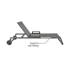 Espreguiçadeira Odyssea Alumínio 87.5x64x222cm Cinza Naterial