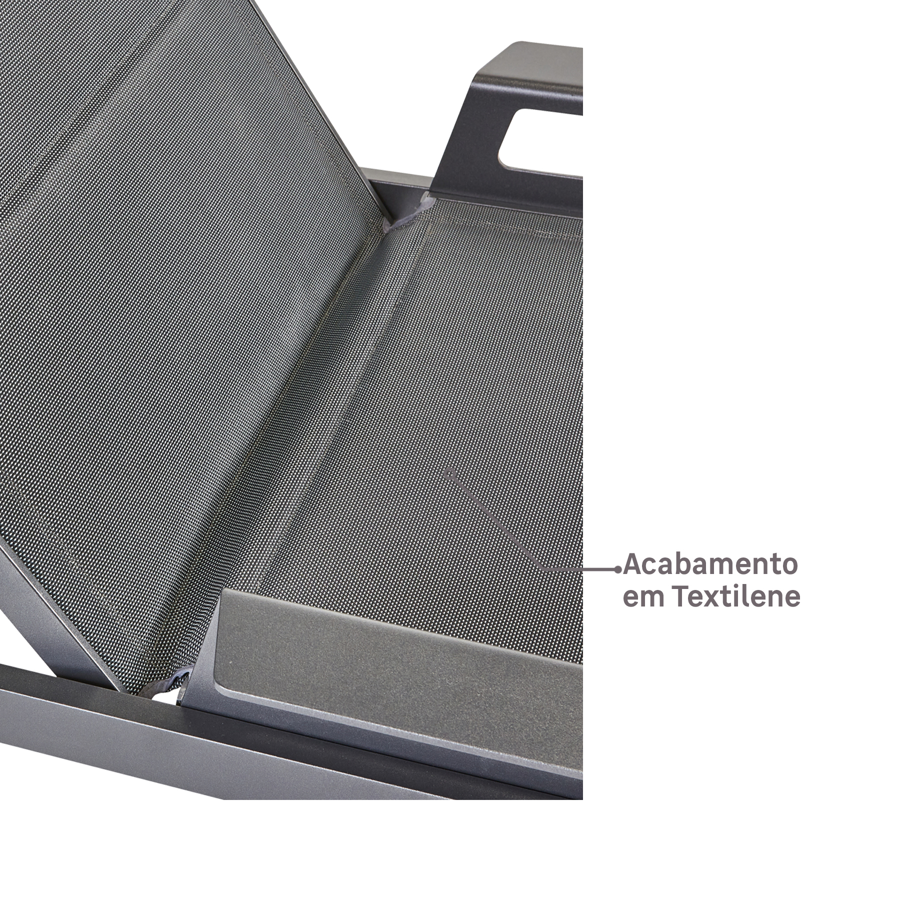Acabamento em textilene