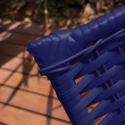 Espreguiçadeira Para Piscina Reclinável Em Alumínio Julia Azul