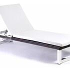 Espreguiçadeira Piscina Luxo Fibra Sintetica Com Almofada