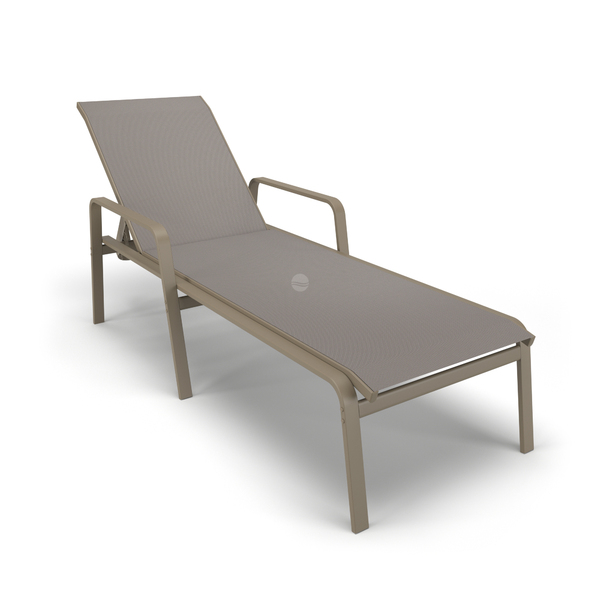 Espreguiçadeira Piscina Praia Alumínio Fendi Tela Fendi