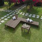 Espreguiçadeira Plástica Dobrável Baru Mocca Rimax