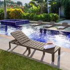 Espreguiçadeira Plástica Dobrável Baru Mocca Rimax