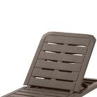 Espreguiçadeira Plástica Dobrável Baru Mocca Rimax