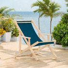 Espreguiçadeira Preguiçosa Adulto Dobrável Madeira Maciça Nat