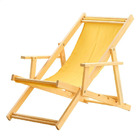 Espreguiçadeira Preguiçosa Adulto Dobrável Madeira Maciça Nat