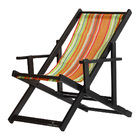 Espreguiçadeira Preguiçosa Dobrável Black Cb-list. Laranja