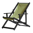 Espreguiçadeira Preguiçosa Dobrável Envernizada Black Em Made