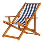 Espreguiçadeira Preguiçosa Dobrável Envernizada Mel Em Madeir