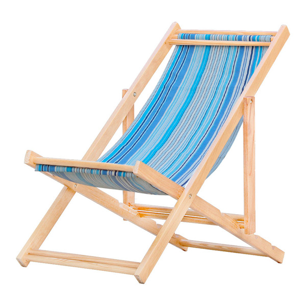 Espreguiçadeira Preguiçosa Dobrável Sem Braço Em Madeira Maci