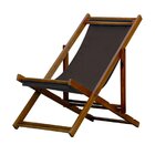 Espreguiçadeira Preguiçosa Dobrável Sem Braço Envernizada Mar