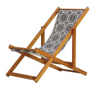 Espreguiçadeira Preguiçosa Dobrável Sem Braço Mel Em Madeira