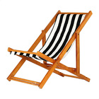 Espreguiçadeira Preguiçosa Dobrável Sem Braço Mel Em Madeira